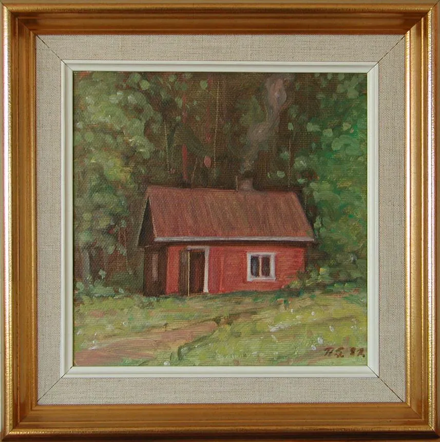 Salmelan vanha punainen sauna