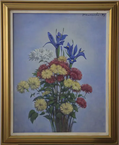 Blue flowers