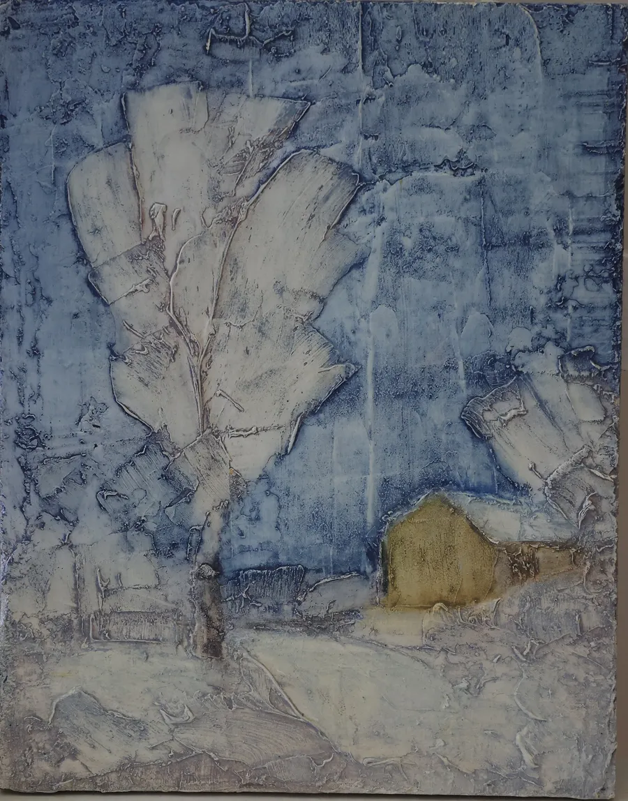 Wintry fan tree