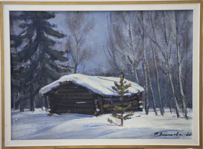 The Kuusisto barn in winter