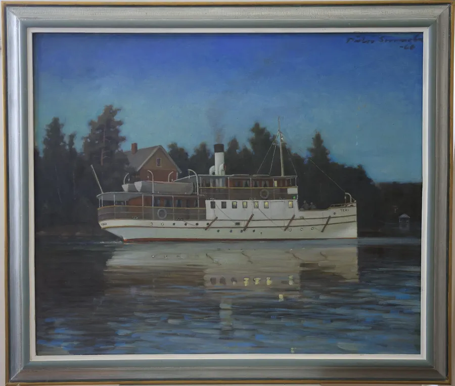 Steamship Tehi at the Suopelto dock