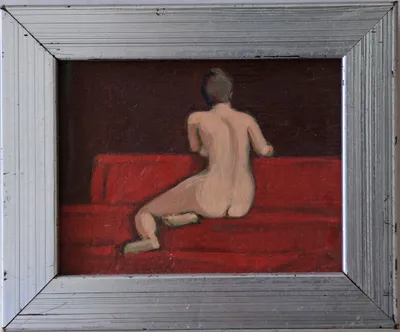 Nude model, from behind