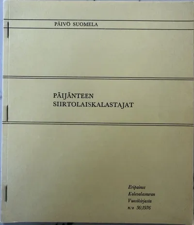 Karelian Fishermen on Lake Päijänne (article)