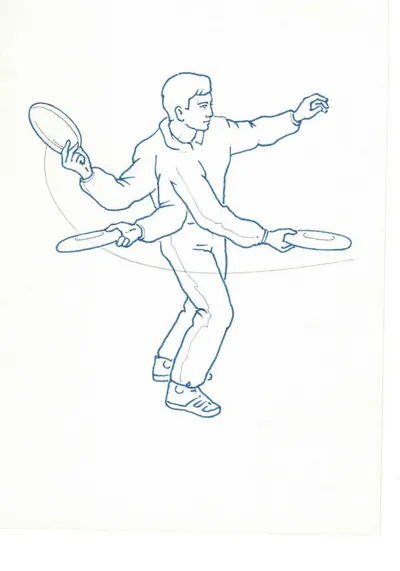 Frisbee Backhand Throw