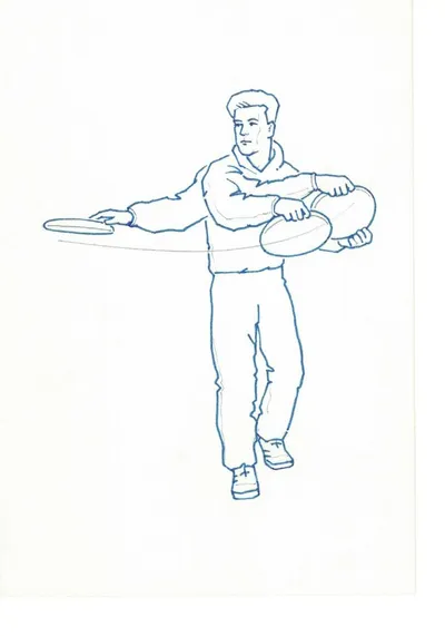 Frisbee Forehand Throw