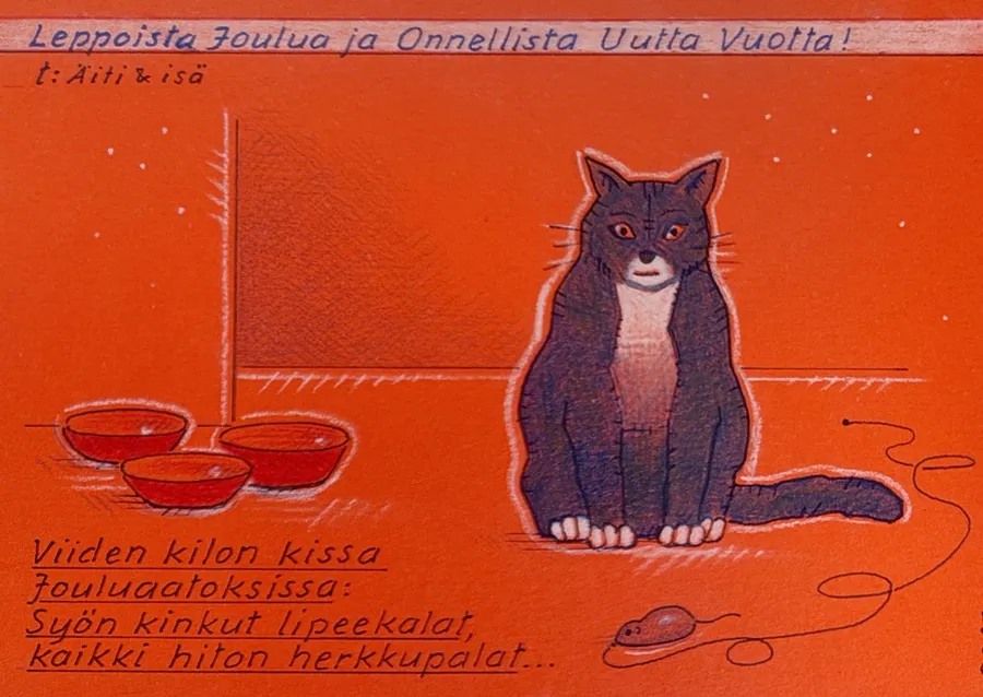 Christmas Card: The Five-Kilo Cat
