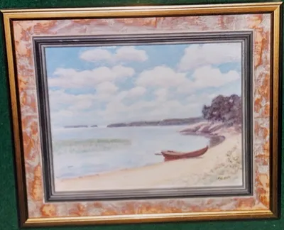 Rowboat on a Sandy Beach