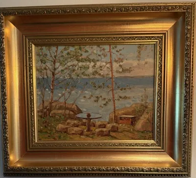 View from the Sarinen cottage to Lake Päijänne