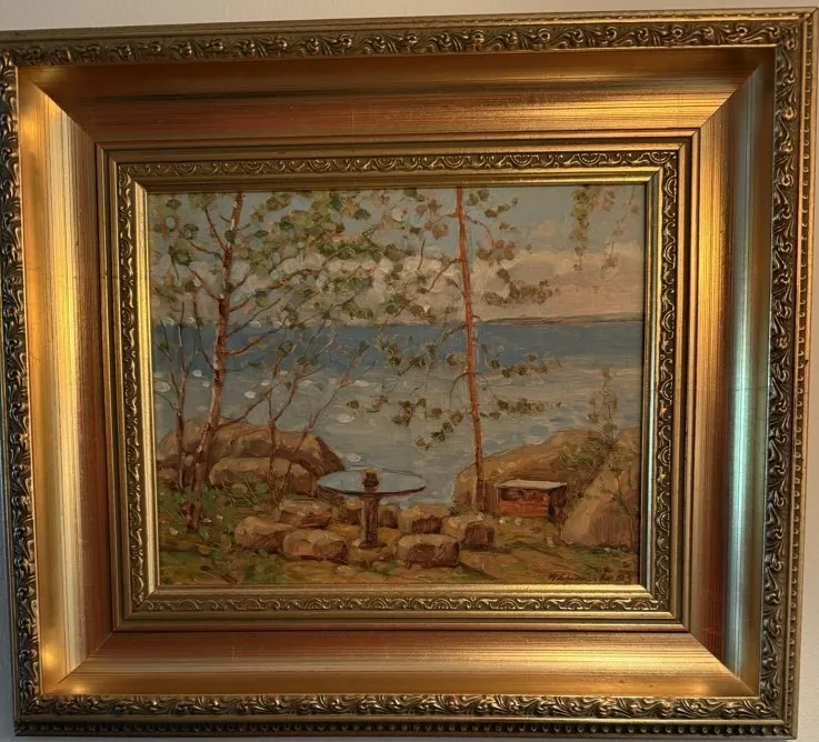 View from the Sarinen cottage to Lake Päijänne